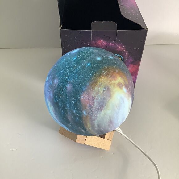 Mind Glowing Moon Lamp Kids Night Light Galaxy Lamp 4.7” 16 Colors LED 3D Works - Picture 10 of 11
